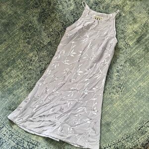 DBY - Women’s (S) Vintage Violet Purple / Silver Iridescent Flare Mini Dress